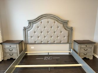 Realyn Lodenbay Master Bedroom Furniture Set Queen King Size Bed Frame dresser mirror nightstand chest mattress Only $39 Down Payment 👉 PLEASE ASK FO