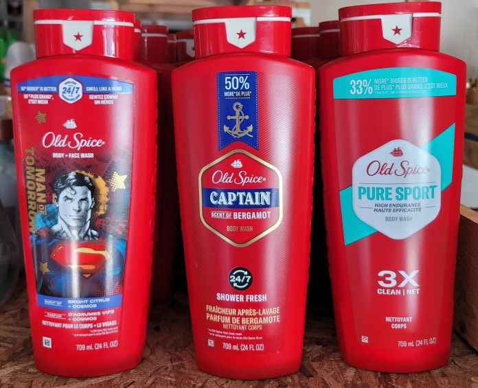 Old SPICE MEN BODY WASH (3 for $14) )