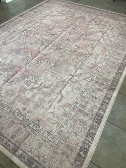 Unique pattern machine washable area rug carpet - 9x12 feet - MB131
