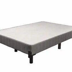 EnForce 7" Metal Box Spring with Headboard Bracket and Legs