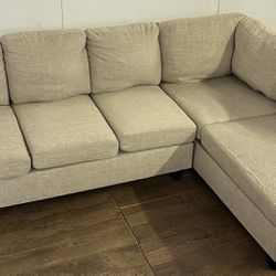 2 Piece Sectional Couch With Delivery