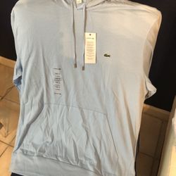 Lacoste Hoodie Shirt XL Men New 45$ Blue Nike Gucci