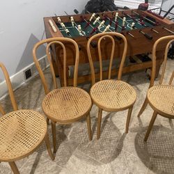 Set Of Four Vintage Bistro Chairs From Zpm Radomsko