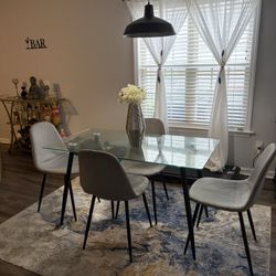 Move Out Sale- Glass Dining Set