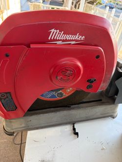 Milwaukee 14” cut off machine