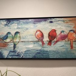 Colorful Bird Canvas 