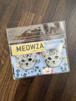 2 Pack Reusable Cat Gel Eye Masks Set of 2 (New)