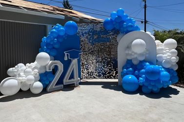 Graduation Balloon Backdrop 