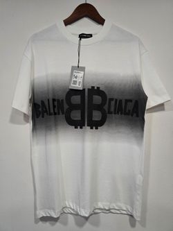 Balenciaga BB Logo Graphic T-Shirt White