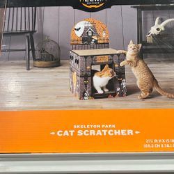 Skeleton Park Cat Scratcher 