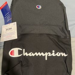 Champion Manuscript Backpack, Heather Grey and black on black One Size MSRP $40 asking $35