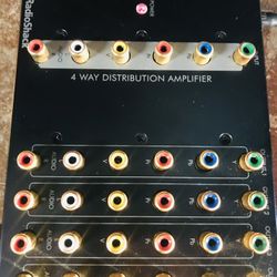 Radio Shack 1-In 4-Out Component Video Distribution Amplifier Model 15-311