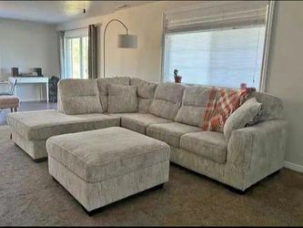 Couch and Ottoman