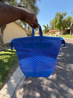 Blue Goyard Cisalpin Backpack