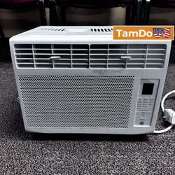 GE 5000 BTU Window Air Conditioner Unit 115V Fits 150 Sq Ft Room 11.0 CEER R32