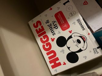 HUGGIES SNUG AND DRY SIZE 1, 108 DIAPERS