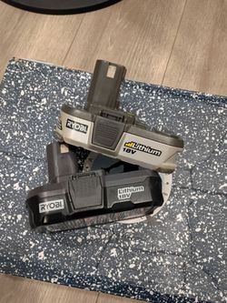 2 Ryobi batterys (battery only)