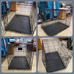 Large Folding Dog Crate $29.99
