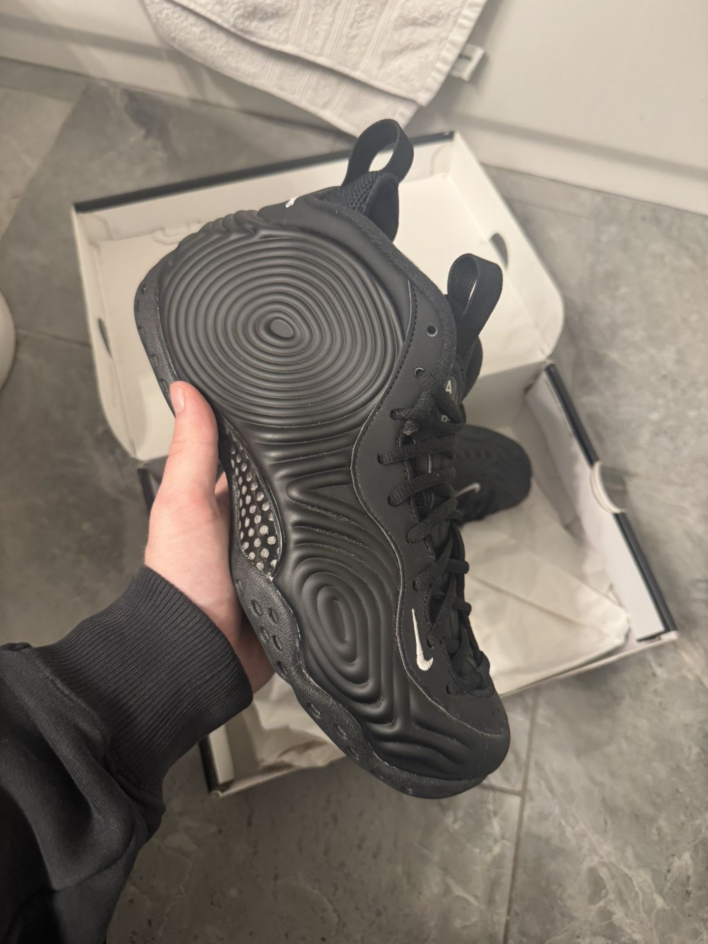 NIKE X COMME DES GARÇONS HOMME FOAMPOSITE BLACK
