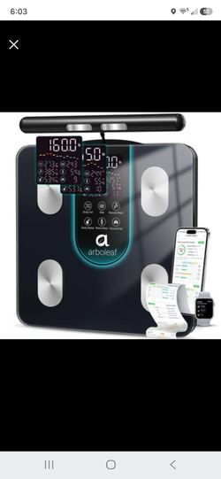 Arboleaf Smart Scale for Body Weight, 8-Electrode Dual-Frequency