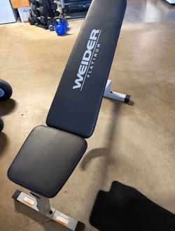 Weider Platinum Adjustable Workout Bench - Like New 60