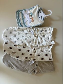 KeaBabies Swaddle & Brand New Bibs