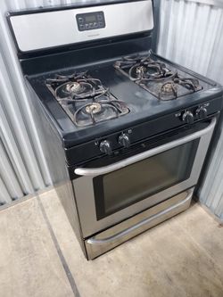 Stainless steel gas oven