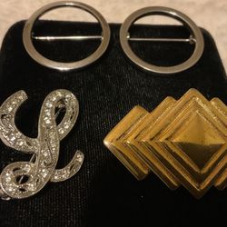 4 Brooches Made By Monet