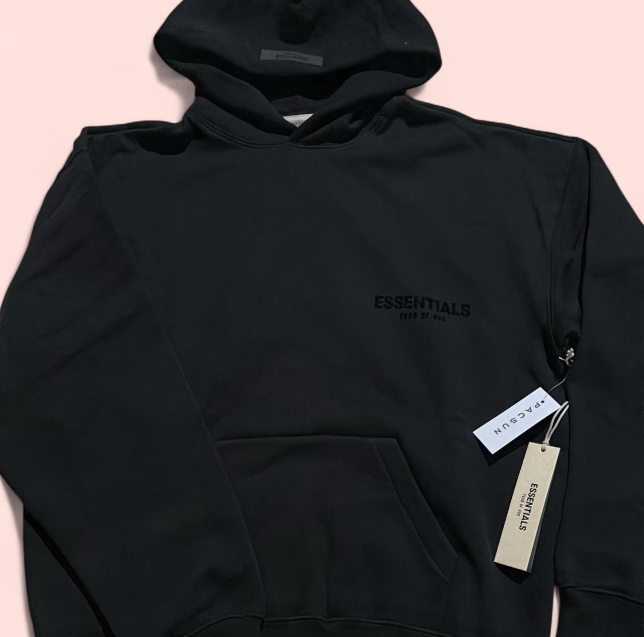 New Black Essentials FOG Hoodie