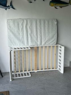 Toddler bed and mattress