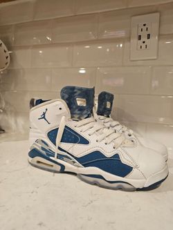 Jordan MVP GS White Industrial Blue Size 6.5Y