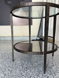 Round Glass Table