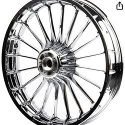 Hoprousa Chrome Spoke Wheel Front 16x5.5 Inch 