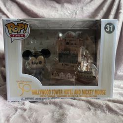 HOLLYWOOD TOWER HOTEL AND MICKEY MOUSE Funko