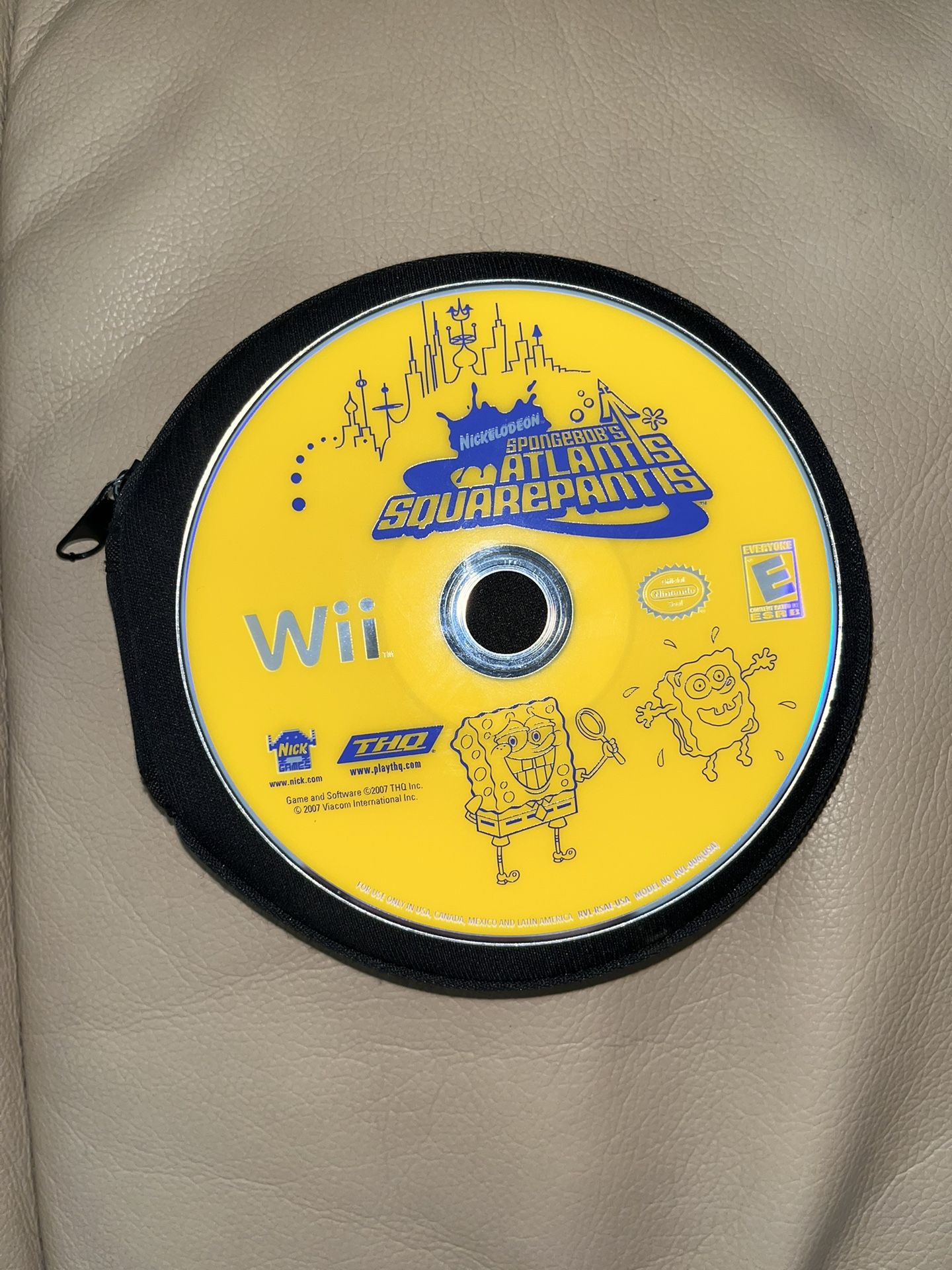Spongebob s Atlantis Squarepantis Wii Game DISC ONLY for Sale in