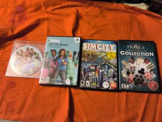 Four pack of pc games older computer games will not separate read full description