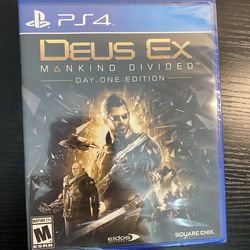 Deus Ex: Mankind Divided For PS4 Sealed