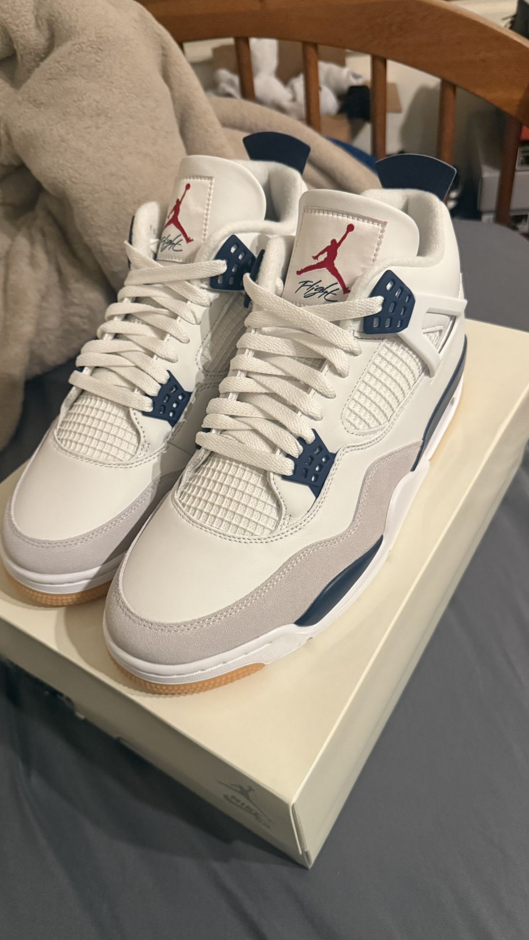 Jordan 4 Retro Sb Navy- Size 12 Men’s *DEADSTOCK