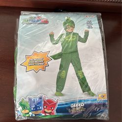 Disney PJ Masks Gekko Costume- Size 4-6