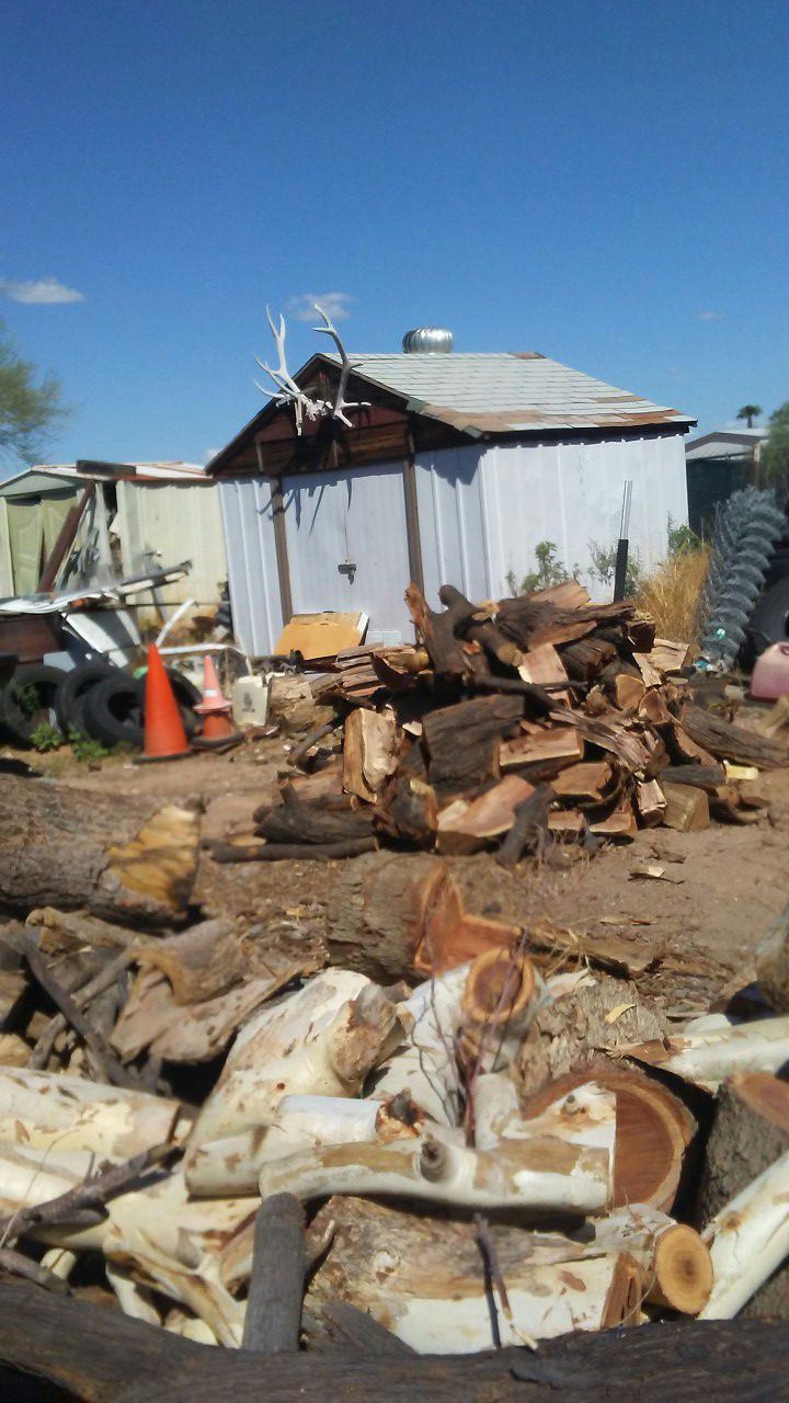 Mesquite firewood sold by the half truck loads and whole truck loads