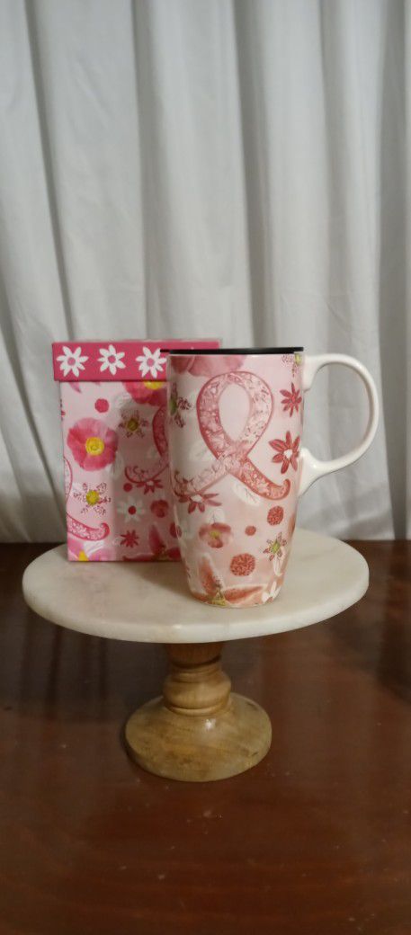 Cypress Home Breast Cancer Awareness Travel Coffee Mug