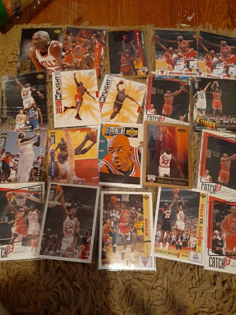 20 Micheal Jordan cards