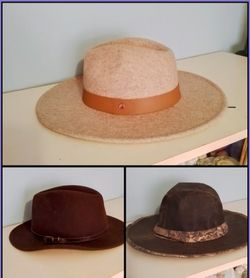 Men's Size Large Hats $15 Each
