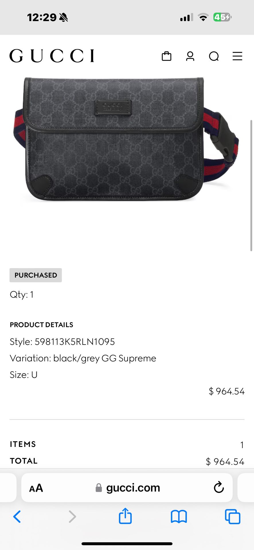 Gucci Crossbody Bag for Men