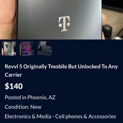 Revvl 5 Samsung - Unlocked For Any Carrier - New Phone