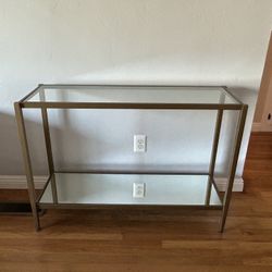 Glass Console Table