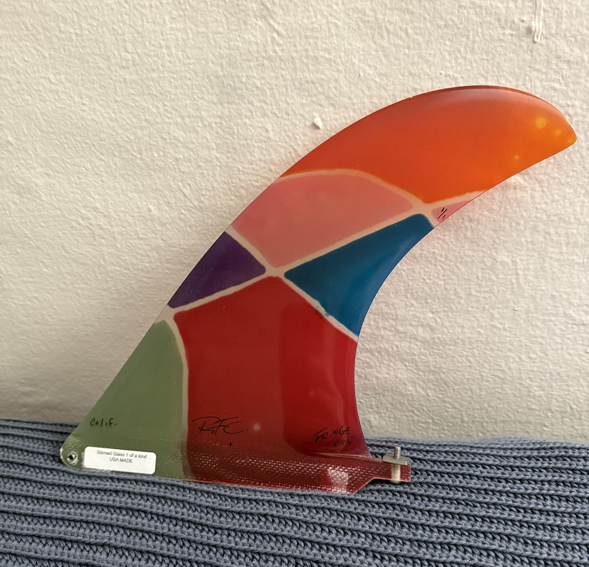 Rainbow Fin Co. 8.75” Single Surfboard Fin