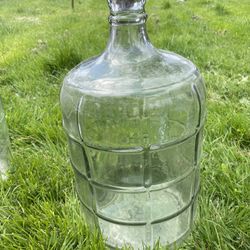 Vintage Glass Water Cooler Bottles