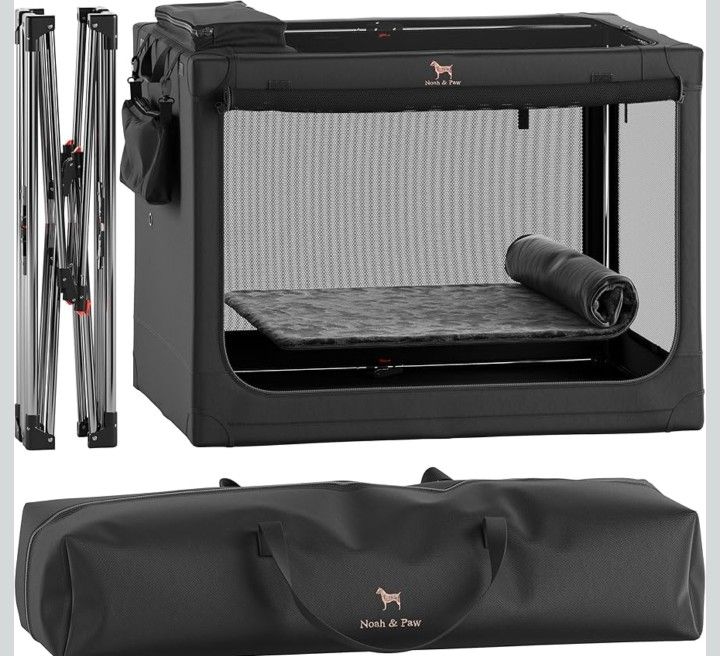 Noah and Paw Collapsible Dog Crate  XXL 42x31x31 