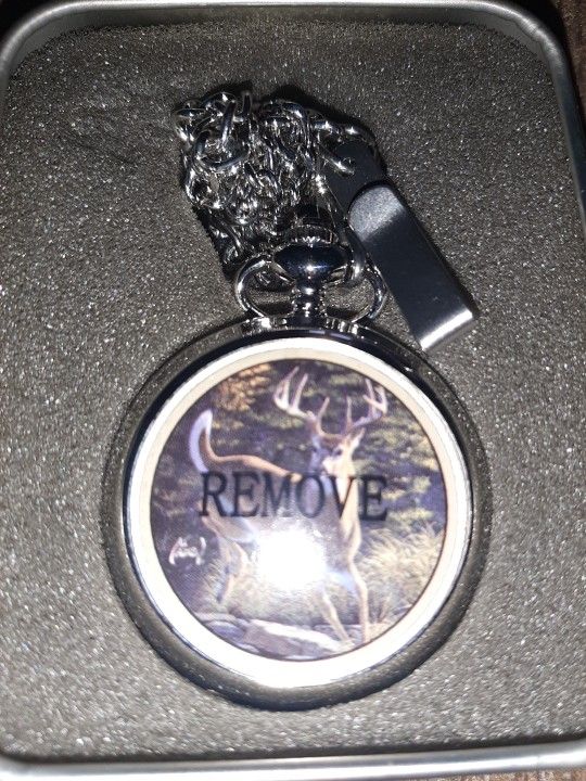 Avon Exclusive Edition Deer Pocket Watch